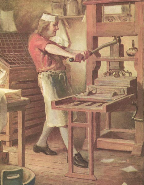 Ben Franklin Print Shop