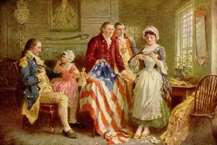 Betsy Ross, seamstress who sewed the first American flag