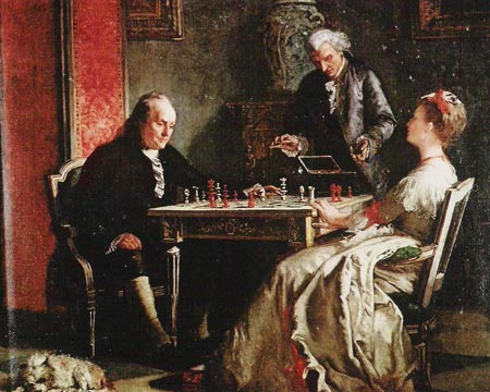 Lady Howe Checkmating Ben Franklin