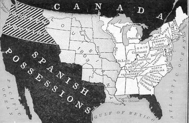 Map of the Louisiana Purchase