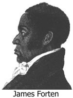 James Forten, captured by the British, said, 'I have been taken prisoner for the liberties of my country and never will prove a traitor to her interest.'