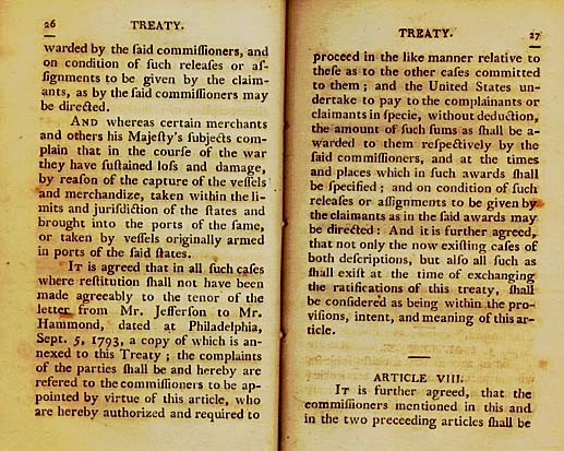 Page 13 of the Original Jay Treaty