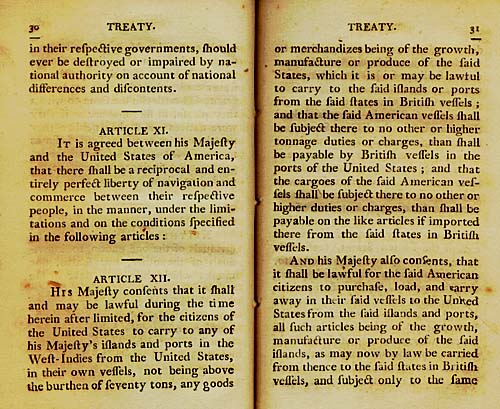 Page 15 of the Original Jay Treaty