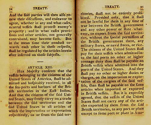 Page 17 of the Original Jay Treaty