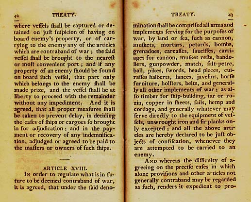 Page 21 of the Original Jay Treaty