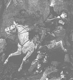 Patrick Ferguson killed while rallying his men at King's Mountain