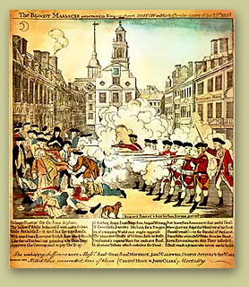 Paul Revere's Engraving of the Boston Massacre