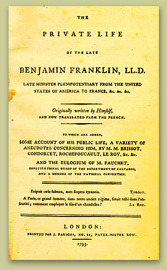 The Private Life of Benjamin Franklin