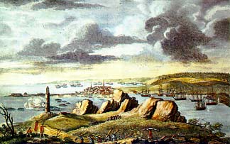 Louisbourg, North America city was besieged in 1758
