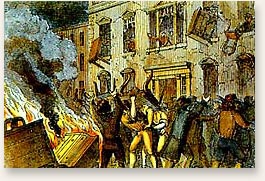 Sons of Liberty: Colonists burn and sack the home of Mass. Lt. Gov. Thomas Hutchinson