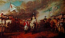 The surrender of Cornwallis