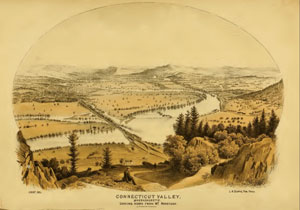 Painting by P.F. Goist of the Connecticut Valley