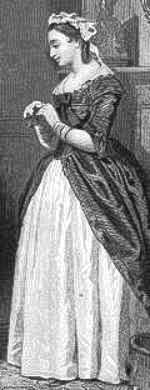 Martha as the widow Custis